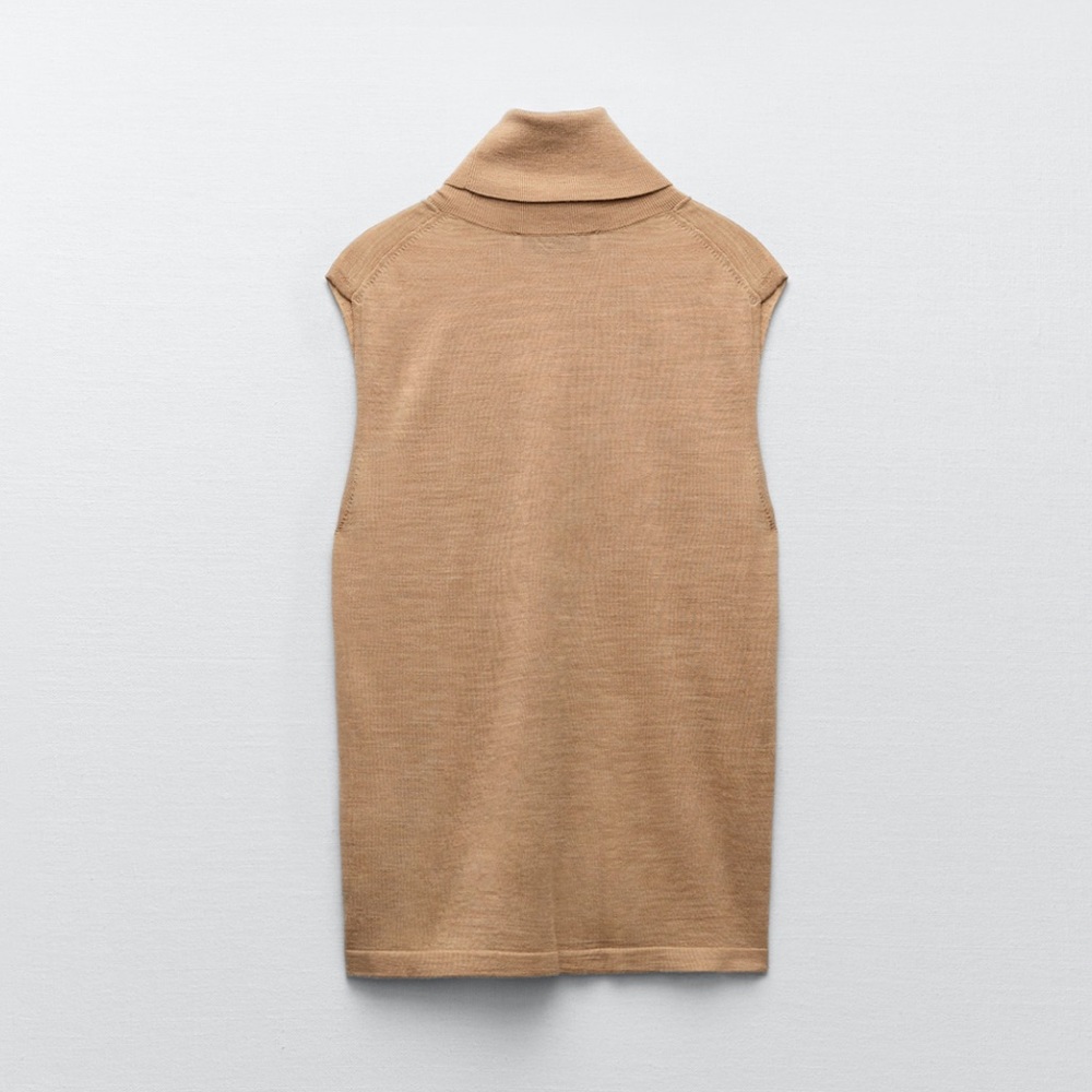 ZARA extra thin turtleneck wool sweater - Picture 3 of 5